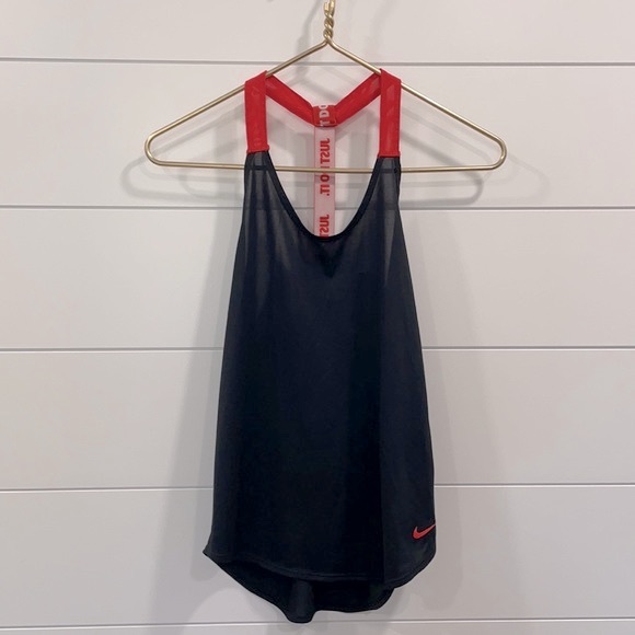 Nike Black & Red Elastika Tank Top Size XS - Picture 3 of 13